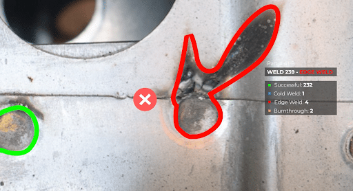 Utilize computer vision to inspect welding techniques